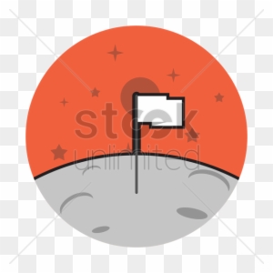 moon landing clipart