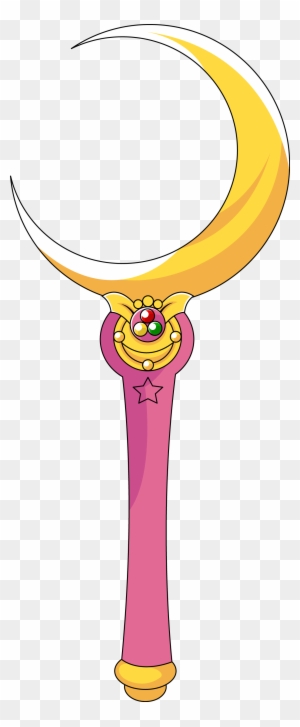 Moon Stick Vector - Sailor Moon Moon Stick Png - Free Transparent PNG