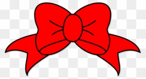 Red Bow Clip Art at  - vector clip art online, royalty free &  public domain