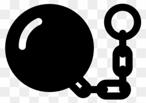 Ball and Chain Svg, Ball and Chain Silhouette Files, Ball and Chain Image, Ball  and Chain Digital Clip Art, Ball and Chain Vector Image -  Israel