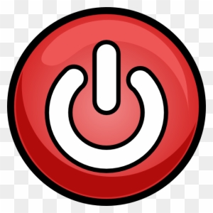 Power Button Clip Art - Red Power Button Logo