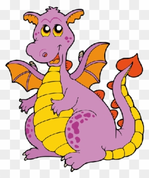 Cute Cartoon Dragons With Flames Clip Art Images Are - Cute Baby Dragon ...