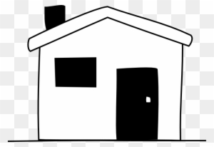 House Black And White School House Clip Art Free - House Easy Clipart