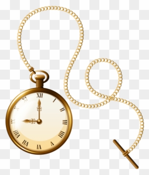 Clip Art - Gold Pocket Watch Png