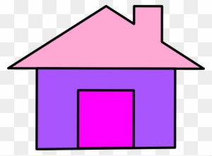 pink house clipart