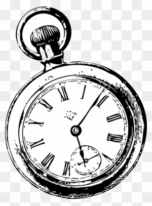 Se Encontró En Google Desde Pixabay - Pocket Watch Clip Art