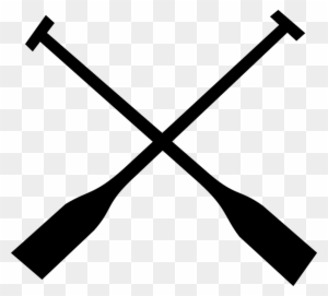 clipart crossed oars and cross