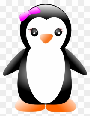 Penguin, Cute, Bird, Cold, Ice - Girl Penguin Clip Art - Free ...