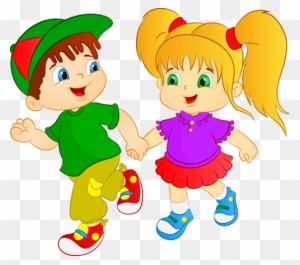 Hand Embroidery Boy And Girl Cartoon Free Transparent Png Clipart Images Download