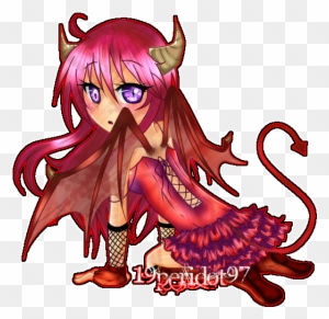 Chibi Devil Girl - Chibi Devil Girl Red