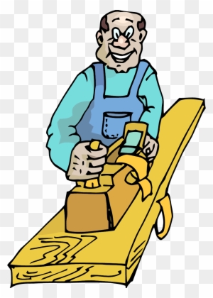 Carpenter Joiner Clip Art - Cartoon Carpenter - Free Transparent PNG ...