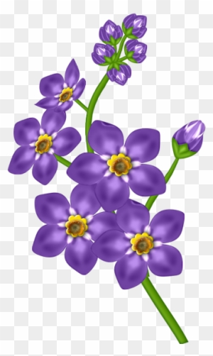 Free Purple Orchid Clipart - Mother's Day Wishes From Son