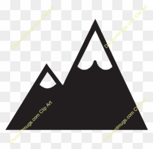 mountain peak outline clip art