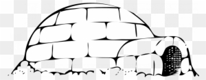 Mountain Cottage Vector Image - Igloo Drawing Png