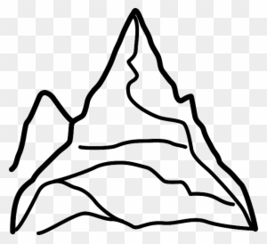 Summit Mountain, Matterhorn, Alps, Skiing, Summit - Mount Everest Easy Drawing