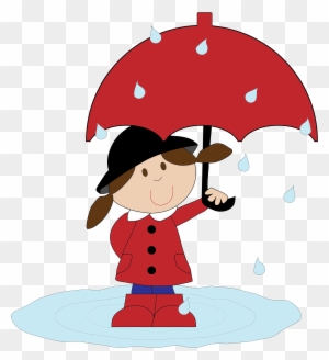 Cartoon Girl Pic 15, Buy Clip Art - Cartoon Girl With Umbrella