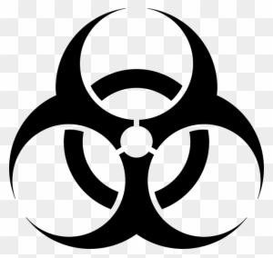 Safety Reflective Biohazard Iron-on - Biohazard Symbol Vector
