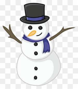 Snowman Transparent Background Clipart - Snow Man Clipart - Free ...