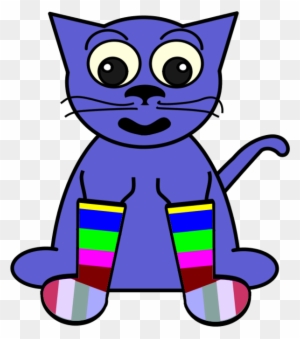 Fundraw Dot Com Cartoon Cat In Rainbow Socks Clip Crazy Cat Lady Tote Bag Free Transparent Png Clipart Images Download - bag roblox png cat