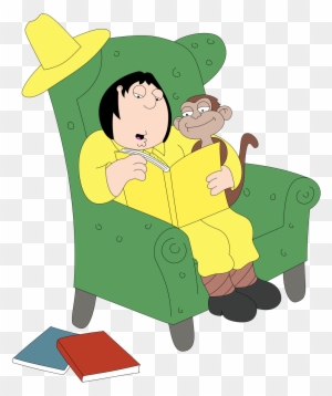 I Made This Chris/evil Monkey Image In The Likeness - Yellow Man Curious George