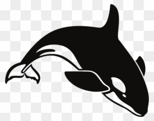 Killer Whale Humpback Whale Clip Art - Black And White Whale - Free ...