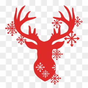 Download Snowflake Reindeer Svg Scrapbook Cut File Cute Clipart Cricut Svg Free Free Transparent Png Clipart Images Download
