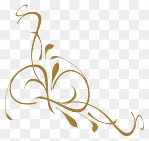 Gold Vector Flower Png - Golden Floral Vector Png - Free Transparent ...