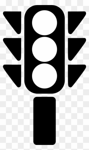 traffic lights clip art black and white