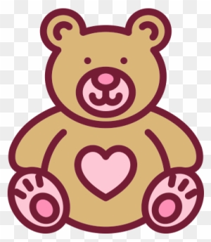 Teddy Icon Png - Pink Teddy Bear Png - Free Transparent PNG Clipart ...