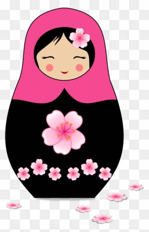 Russian Doll Sakura Clipart Matryoshka Doll Clip Art - Russian Doll ...