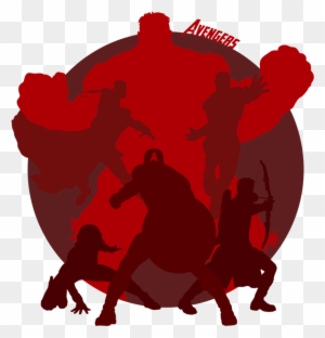 Avengers Silhouette By Davemilburn On Deviantart T Shirt Free Transparent Png Clipart Images Download - roblox t shirt png spiderman
