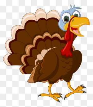 Cartoon-turkey - Draw A Cartoon Turkey - Free Transparent PNG Clipart ...