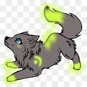Grey Puppy By Wolves - Anime Wolf No Background - Free Transparent PNG  Clipart Images Download