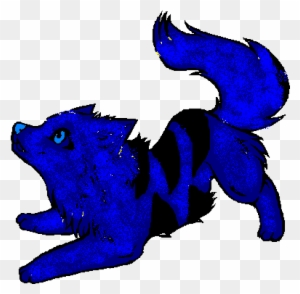 blue fire wolf pup