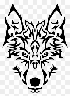 native american wolf tribal tattoo