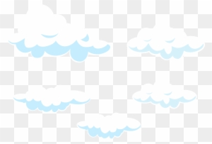 Cartoon Clouds Set Transparent Png Clip Art Imageu200b - Illustration ...