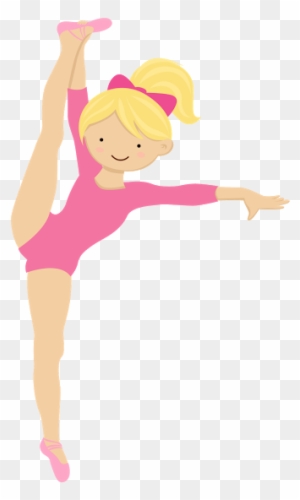 Imágenes De Gimnastas - Niña Gimnasia Dibujo - Free Transparent PNG