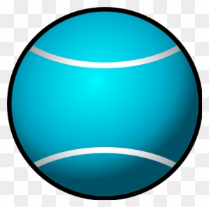 Tennis Ball Simple Vector Clip Art - Blue Ball Clip Art - Free ...