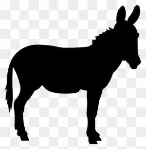 Black Donkey 2 Icon - Donkey Sanctuary Of Canada