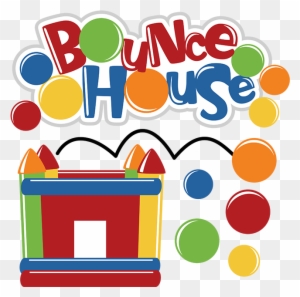 jumper house scene clipart