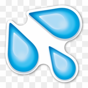 Splashing Sweat Symbol Emoji For Facebook - 焦り 絵文字 - Free Transparent ...
