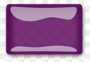 Purple Glossy Rectangle Button Clip Art At Clker - Button Purple