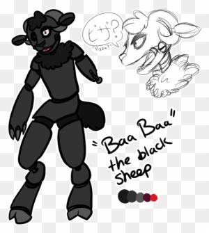 Baa Baa Black Sheep By Kronicaa - Fnaf Sheep Oc - Free Transparent PNG ...