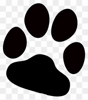 dog footprint clipart free