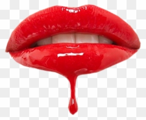 Dripping Lips & Biting Wet Mouth SVG Cut File