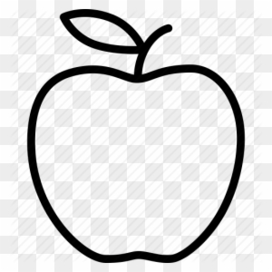 Apple, Big, Education, Food, Fruit, New York, Outline - Apple Outline Transparent Background