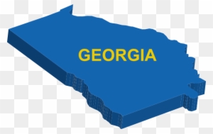 Georgia Clip Art - State Of Georgia 3d - Free Transparent PNG Clipart ...