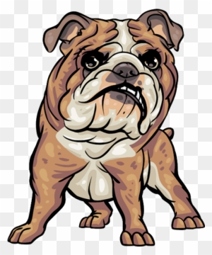 perro boxer cruzado con bulldog clipart