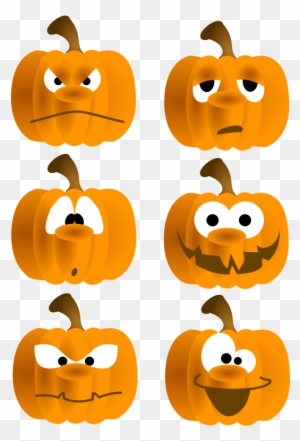 pumpkin faces clip art