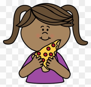 Eating Clipart Eating Pizza Clipart - Girl Eating Pizza Clipart